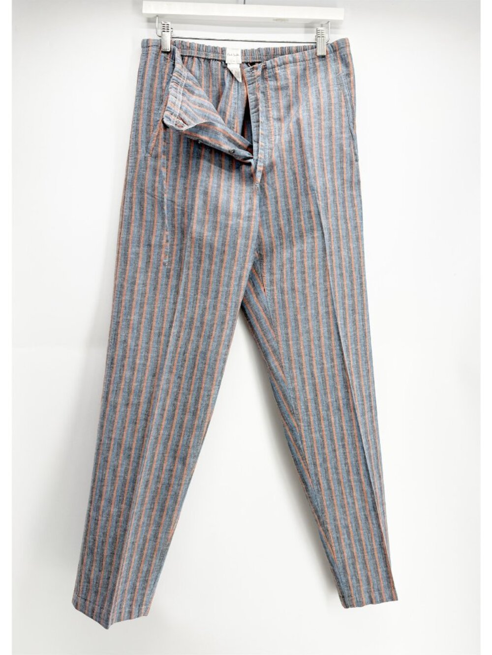 Paul Smith Men's Cotton-Linen Long Pajama Set - Picture 4 of 14